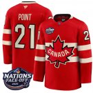 Men's Brayden Point Jersey #21 Red 2025 4 Nations Face-Off Stitched