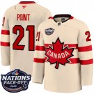 Men's Brayden Point Jersey #21 Cream 2025 4 Nations Face-Off Stitched