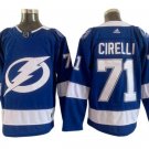 Tampa Bay Lightning #71 Anthony Cirelli Blue Home Jersey