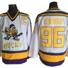 The Mighty Ducks #96 Charlie Conway White Hockey Movie Jersey