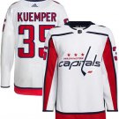 Darcy Kuemper Washington Capitals #35 White Away Authentic Pro Jersey