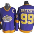 Los Angeles Kings #99 Wayne Gretzky 1970 Vintage CCM Jersey -Purple