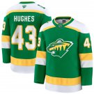 Men's Minnesota Wild #43 Quinn Hughes Fanatics Green Alternate Premium Jersey
