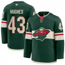 Men's Minnesota Wild #43 Quinn Hughes Fanatics Home Green Premium Player Jersey