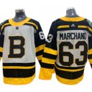 Boston Bruins #63 Brad Marchand White Winter Classic Jersey
