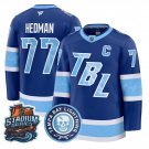 Mens Tampa Bay Lightning #77 Victor Hedman 2026 Stadium Series Premium Jersey Blue
