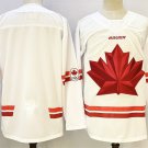 Men's Canada Hockey Blank White Stitched Jersey