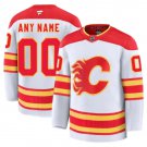 Calgary Flames White Alternate Custom Jersey Stitched