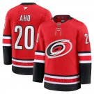 Sebastian Aho Jersey #20 Carolina Hurricanes Premium All Stitched Red 2025