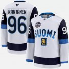Mikko Rantanen Jersey #96 Finland White 2025 4 Nations Face-Off Stitched