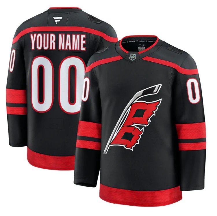 Custom Carolina Hurricanes Jersey Name Number 2025 - 26 Premium Stitched