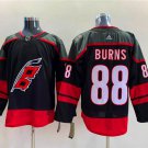 Men's Carolina Hurricanes #88 Brent Burns Black Stitched Jersey