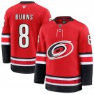 Men's Carolina Hurricanes #8 Brent Burns Red Stitched Jersey