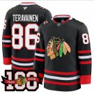Teuvo Teravainen Jersey #86 Chicago Blackhawks 2025-26 Premium 100th Stitched