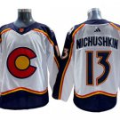 Men's Colorado Avalanche #13 Valeri Nichushkin White Reverse Retro Primegreen Jersey