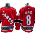 Carolina Hurricanes #8 Brent Burns Red Reverse Retro 2.0 Jersey
