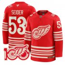 Moritz Seider Jersey #53 Detroit Red Wings Centennial Season Premium Stitched