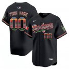 Los Angeles Dodgers Active Player Custom Black Mexico Premier Limited Stitched Jersey 2025