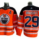 Men's Edmonton Oilers #29 Leon Draisaitl Fanatics Orange Home Player Jersey