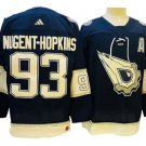 Edmonton Oilers #93 Ryan Nugent-Hopkins Navy Reverse Retro Jersey