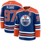 Men's Edmonton Oilers #97 Connor McDavid Royal 2025 C Patch Jersey