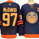 Mens Edmonton Oilers #97 Connor McDavid Navy Alternate Jersey