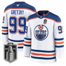 Wayne Gretzky Jersey #99 Edmonton Oilers 2025 Stanley Cup Final Stitched Away