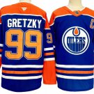 Men's Edmonton Oilers #98 Wayne Gretzky Royal 2025 With C Patch Stitched Jersey