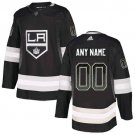 Los Angeles Kings Black Customized Team Logos Fashion Jersey