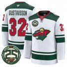 Filip Gustavsson Jersey #32 Minnesota Wild 25th Anniversary Patch Stitched White