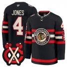 Seth Jones Jersey #4 Chicago Blackhawks Winter Classic Patch Stitched Black