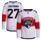 Men's Florida Panthers #27 Eetu Luostarinen White Away Premium Jersey