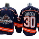 New York Islanders #30 Ilya Sorokin Navy Reverse Retro 2.0 Jersey