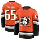 Mens Anaheim Ducks #65 Jacob Trouba 2025 Orange Home Jersey