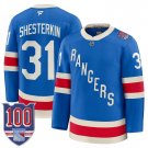 Igor Shesterkin Jersey #31 New York Rangers 1926 Throwback 100th Patch Stitched