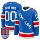 Custom New York Rangers Jersey 1926 Throwback Premium 100th Anniversary Stitched
