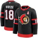 Men's Tim Stutzle Jersey #18 Ottawa Senators 2025 Premium All Stitched Black