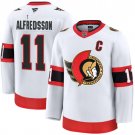 Men's Ottawa Senators #11 Daniel Alfredsson 2025 White Alternate Premium Jersey
