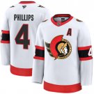 Men's Ottawa Senators #4 Chris Phillips 2025 White Alternate Premium Jersey