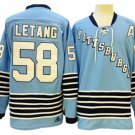 Pittsburgh Penguins #58 Kris Letang Light Blue Heritage Classics Jersey