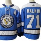 Pittsburgh Penguins #71 Evgeni Malkin Light Blue 1969 Vintage CCM Jersey
