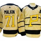Pittsburgh Penguins #71 Evgeni Malkin Cream 2023 Winter Classic Jersey