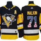 Pittsburgh Penguins #71 Evgeni Malkin USA Flag Fashion Jersey