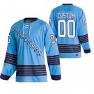 Pittsburgh Penguins Custom Classics Blue Heritage Stitched Jersey