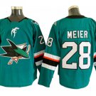 San Jose Sharks #28 Timo Meier Teal Home Jersey
