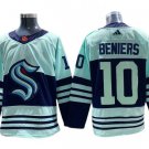 Seattle Kraken #10 Matty Beniers Teal Reverse Retro 2.0 Jersey