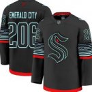 Men's Emerald City #206 Seattle Kraken Hockey Jersey 2026 Premium Stitched