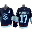 Seattle Kraken #17 Jaden Schwartz Navy Jersey