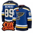 Pavel Buchnevich Jersey #89 St. Louis Blues Ozzy Osbourne Patch Stitched