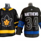 Toronto Maple Leafs #34 Auston Matthews x drew house Alternate Jersey - Black